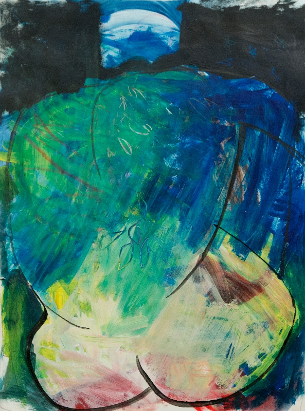 Blue Nude by artist Melissa Wen Mitchell